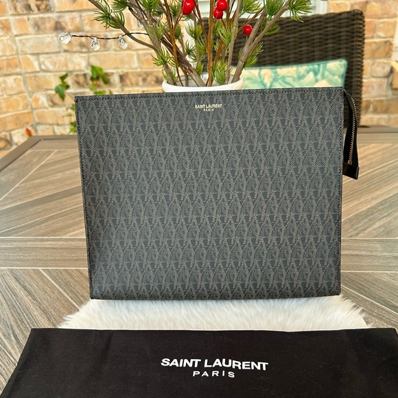 Saint Laurent Monogram Toiletry Bag - Picture 2 of 16